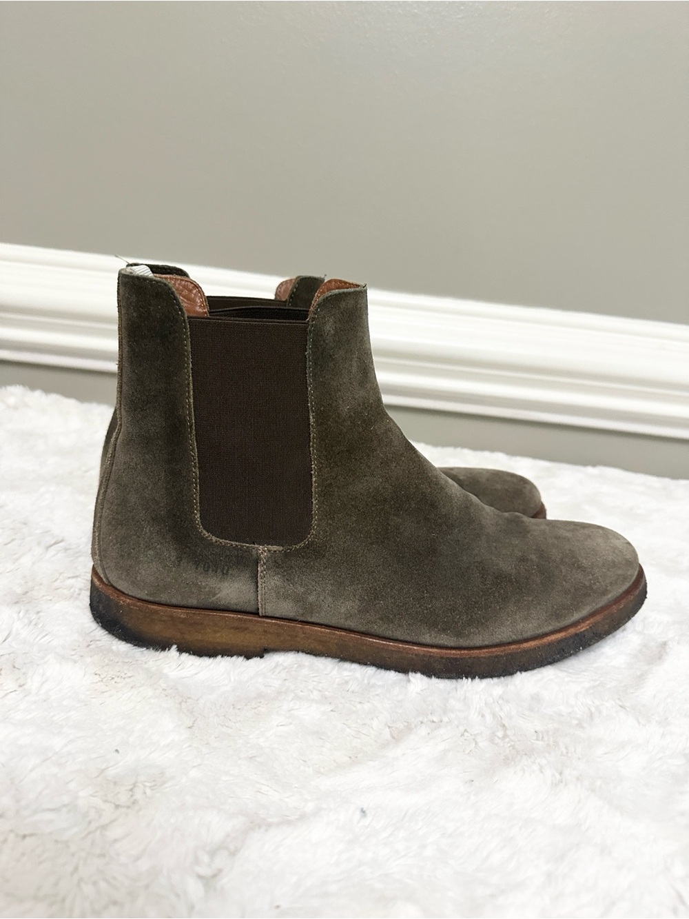 Common projects Chelsea suede boots Sz 43